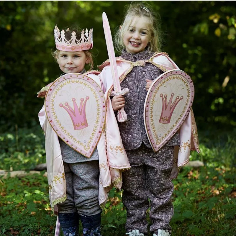 two little girls dressed up as Liontouch Queen Rosa Sword.