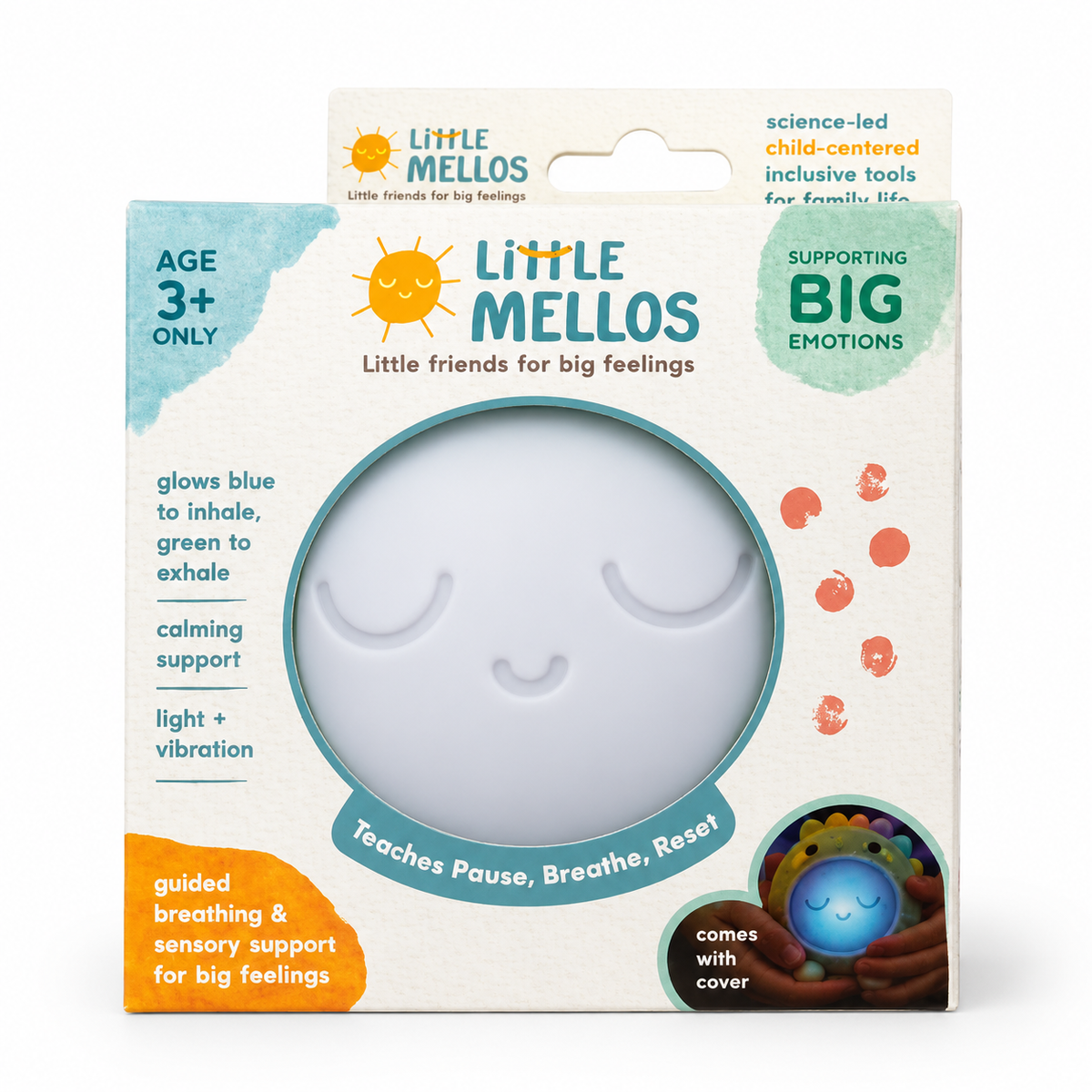 Little Mellos Calming Breathing Companion with Puppy Cover