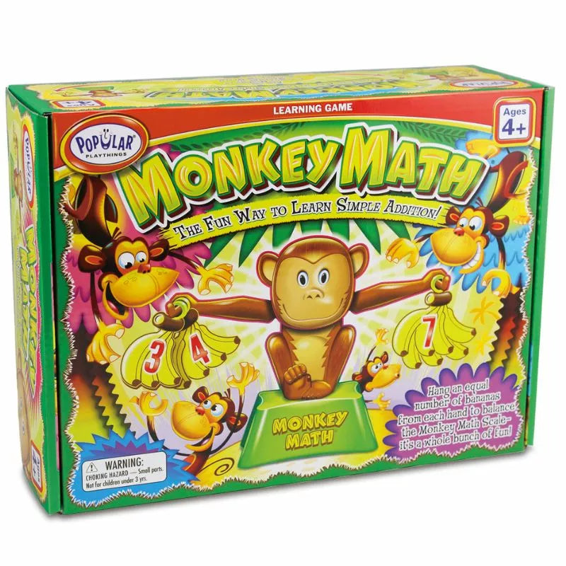 A box of Monkey Maths Addition & Subtraction Game for kids.