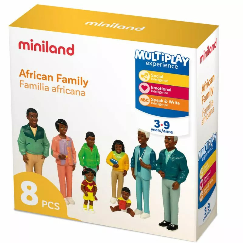 A Miniland Figures African Family box.