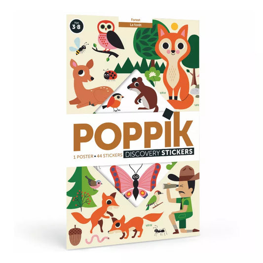 The Poppik Discovery Sticker Poster Forest.