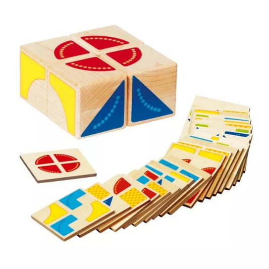 A Puzzle Game Kubus with matching shapes.