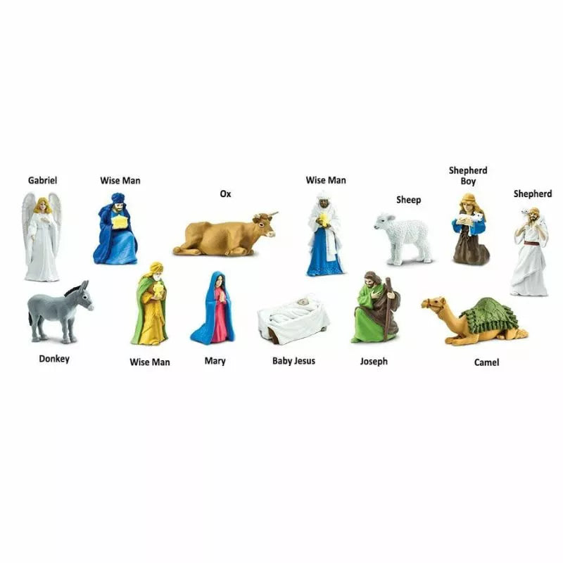 A collection of TOOBS® Figurines Nativity.