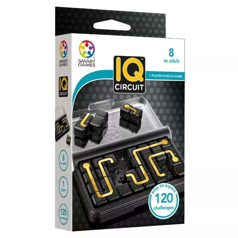 Explore the exciting world of SmartGames IQ Circuit with this captivating game board. Immerse yourself in the challenging puzzles as you strategically arrange SmartGames IQ Circuit pieces to achieve victory. Enjoy endless hours of fun!