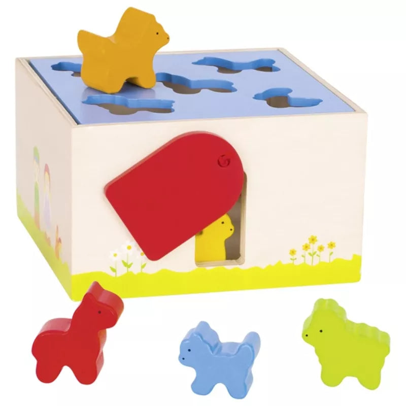 A Sort Box Farm Animals set with a duck and a duckling.