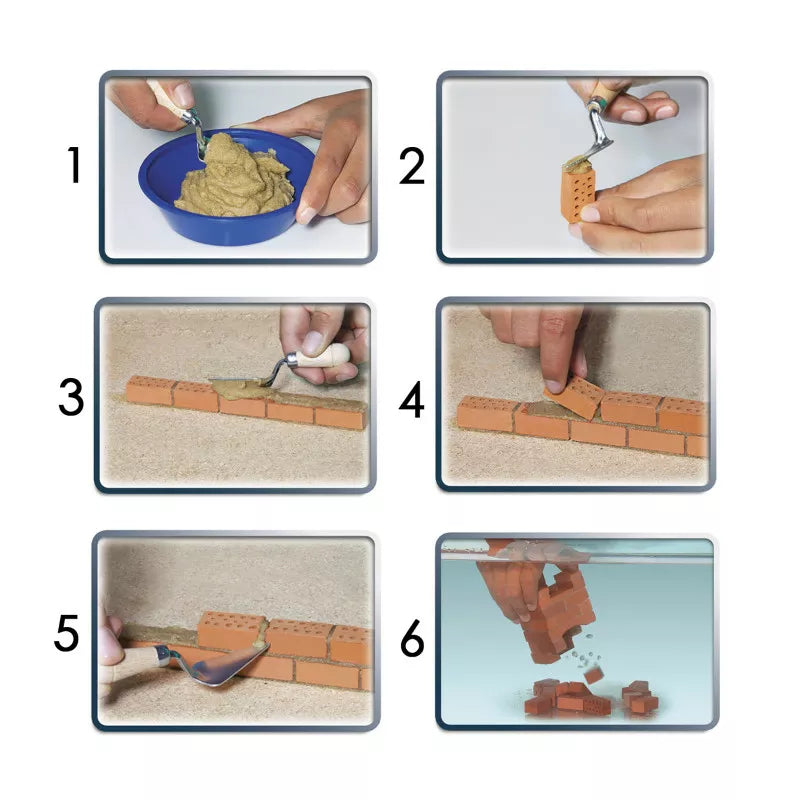 Instructions on how to build a Teifoc Brick Construction House.
