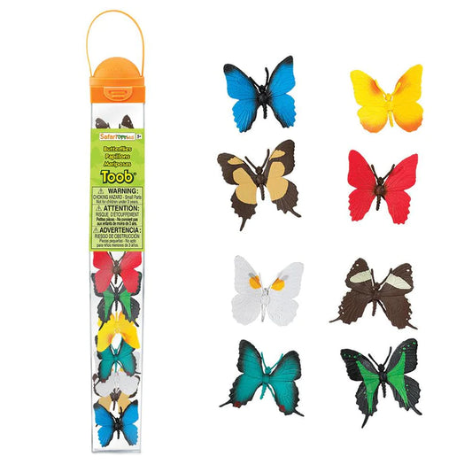 A package of TOOBS® Figurines Butterflies on a white background.