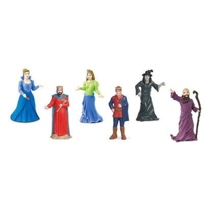 a group of TOOBS® Figurines Days of old in different costumes.