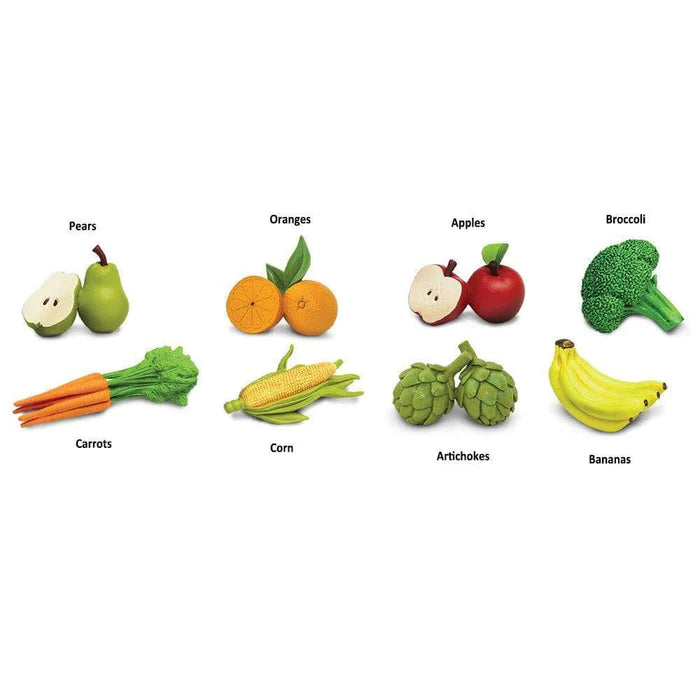 TOOBS® Figurines Fruits & Vegetables are shown on a white background.