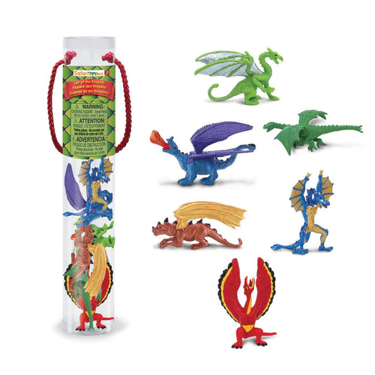 a set of TOOBS® Figurines Lair of the Dragons Coll. 1 in a tube.