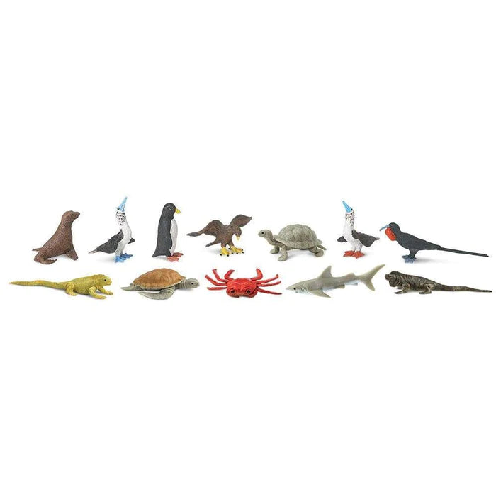 a group of TOOBS® Figurines Galapagos on a white background.