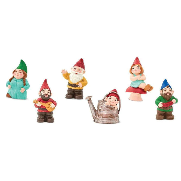 a group of TOOBS® Figurines Gnome Family on a white background.