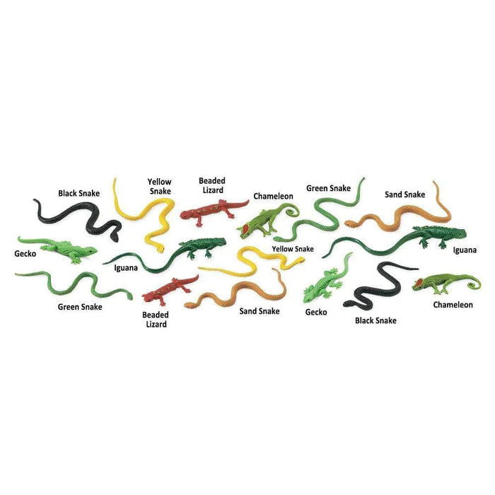 TOOBS® Figurines Reptiles are shown on a white background.