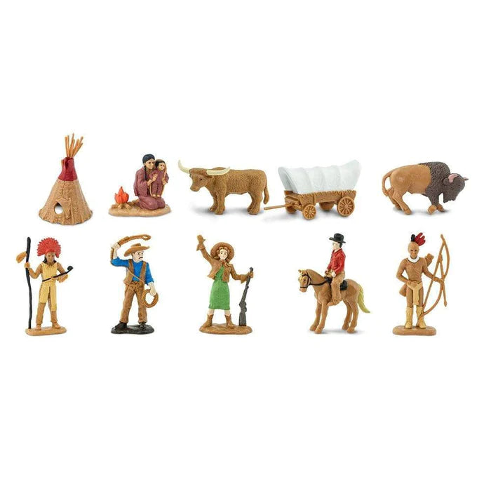 a set of TOOBS® Figurines Wild West.