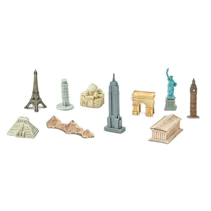 A group of TOOBS® Figurines Around the World on a white background.