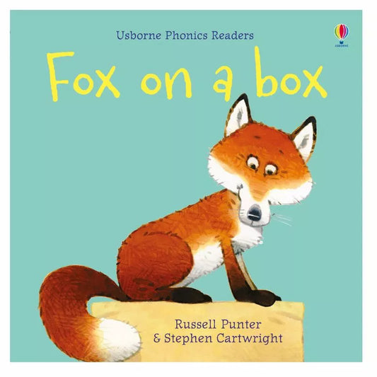 Usborne Phonics Readers: Fox on a box.