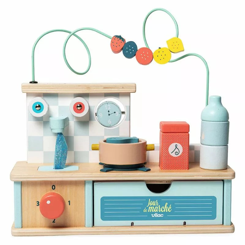 a Vilac Multi-activity Early-Learning Kitchen