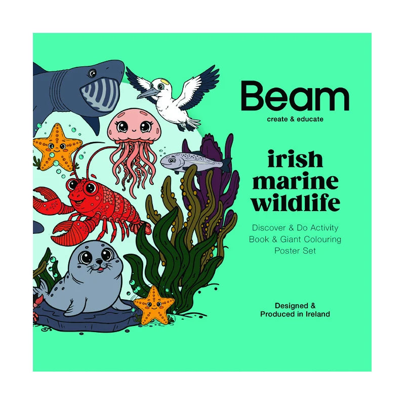 Irish Marine Wildlife  - Activity Book & Giant Colouring Poster