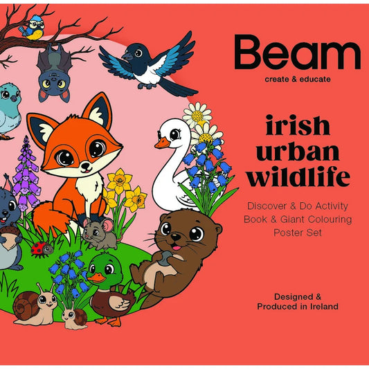 Irish Urban Wildlife - Activity Book & Giant Colouring Poster