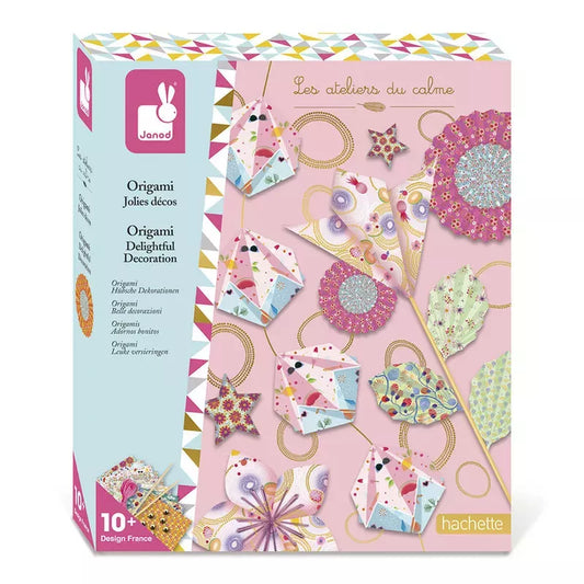 Janod Origami Delightful Decoration creative kit for creating delightful decorations, suitable for ages 10 and up.