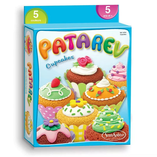 A box of Sentosphere Patarev Clay Cupcakes.