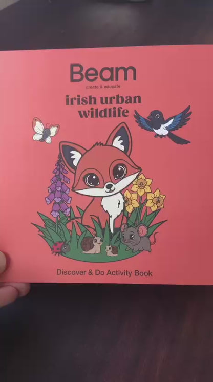 Irish Urban Wildlife - Activity Book & Giant Colouring Poster