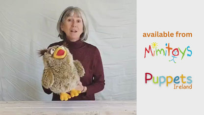 Eulalie the Owl Hand Puppet – 33cm
