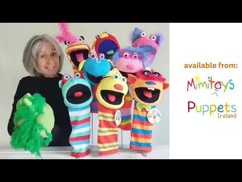 The Puppet Company Sockette Zap Knitted Hand Puppet for Children