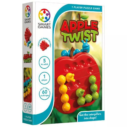 The SmartGames Apple Twist is in a box.