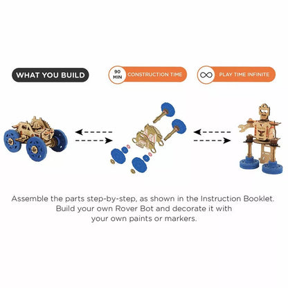 Learn STEAM concepts while constructing the Smartivity STEM Construction Roboformer.