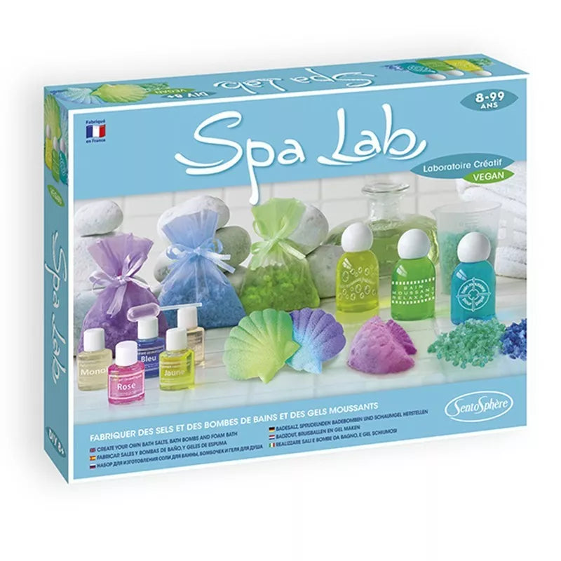A Sentosphere Spa Lab of vegan spa products.