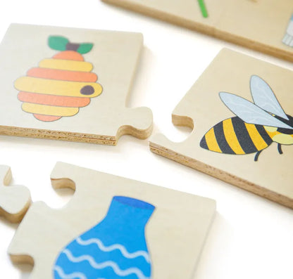 Things that go together Wooden Puzzle