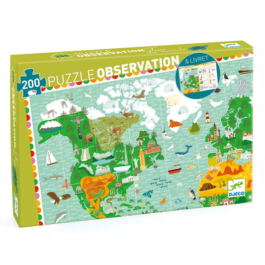 A Djeco Observation Puzzle Around the World.