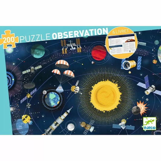 A picture of Djeco Observation Puzzle The Space space station.