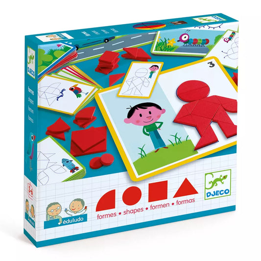 A Djeco box with a picture of a boy and a girl on it.