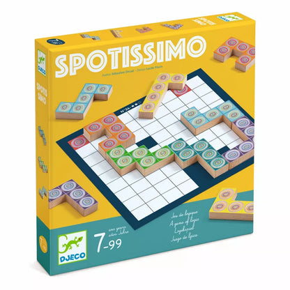 A box of the Djeco Spotissimo Tactic Game.