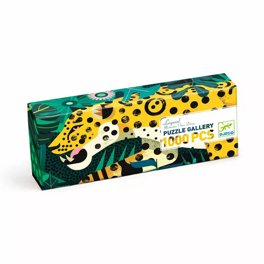 A Djeco Gallery Puzzle Leopard 1000 pcs puzzle box.